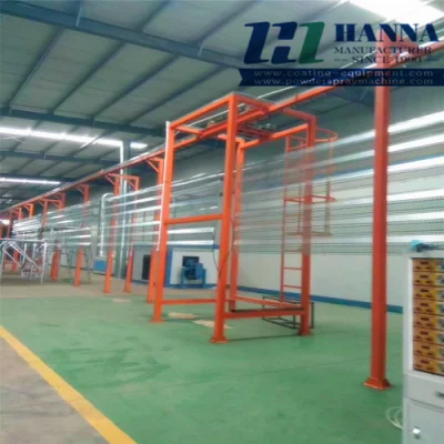  Metal Steel Fence Powder Coating Equipment with Pretreatment Plant