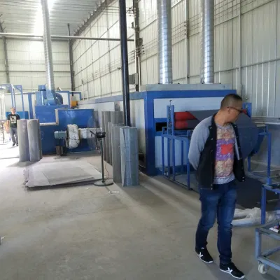 Full Automatic Wire Mesh Roll Powder Coating Plant Solution
