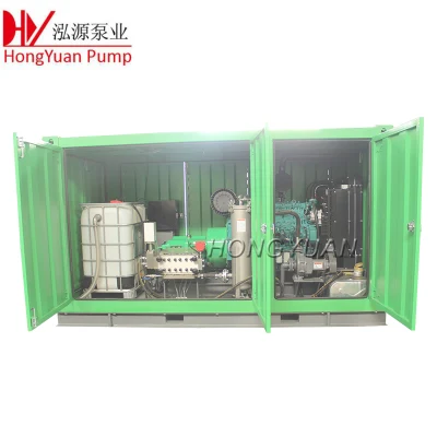  1600bar Heat Exchanger for Sugar Factory cleaning Hydro Jetting Equipment