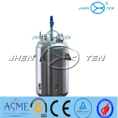 SS304 SS316L Chemical Reactor High Pressure Vessel ASME Ce Certificate