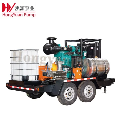  Water Jet High Pressure Cleaning Equipment for Mixer Truck Cleaning
