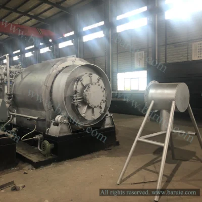 Antomatic Discharging Process 1-3ton Small Scale Skid Mounted Plastic Pyrolysis Plant