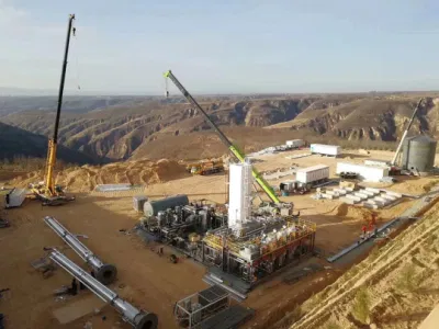 14mmscfd LNG Production Natural Gas Liquefaction Plant with LNG Storage Tanks