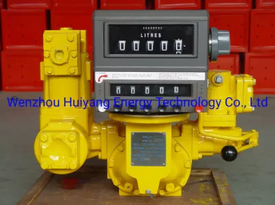 Mechanical Counter LC Positive Displacement Flow Meter for Gas Station