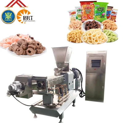  Automatic Puff Rice Wheat Corn Core Filling Snacks Food Production Equipment