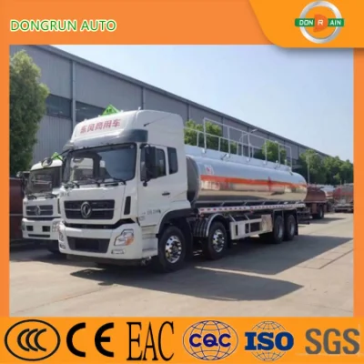 Factory Manufactured Dongfeng 8X4 4 Axle Fuel Oil Tanker Truck to Transport Gasoline, Diesel, Liquefied Petroleum, Natural Gas for Sale
