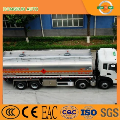 Factory Manufactured Dongfeng 8X4 4 Axle Fuel Oil Tanker Truck to Transport Gasoline, Diesel, Liquefied Petroleum, Natural Gas for Sale