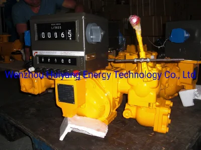 Mechanical Counter LC Positive Displacement Flow Meter for Gas Station