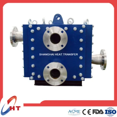 Welded Block Type Heat Exchanger for Heat Recovery, Cooling, Condensation, Reboiling in Gas Sweetening