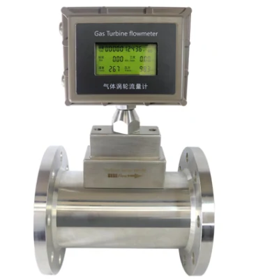  Strong Resistance IP65 Battery Powered DN80 Power Generation Heating Electromagnetic Gas Turbine Meter