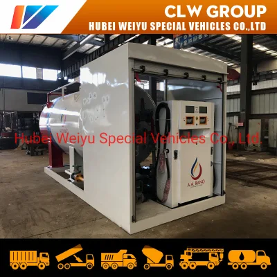 10000liters 5tons 5mt 5 Tons LPG Skid Mounted Station Auto Gas Filling Plant LPG Skid Station for Nigeria