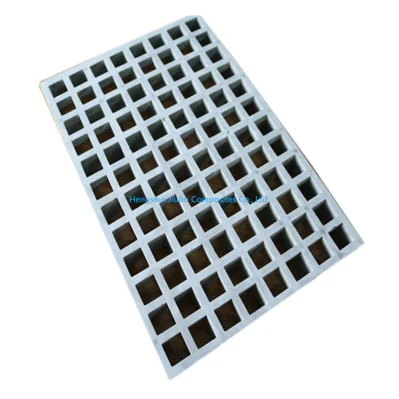 FRP GRP Covered Gratings Platform Walkway Carwash Tree Grate