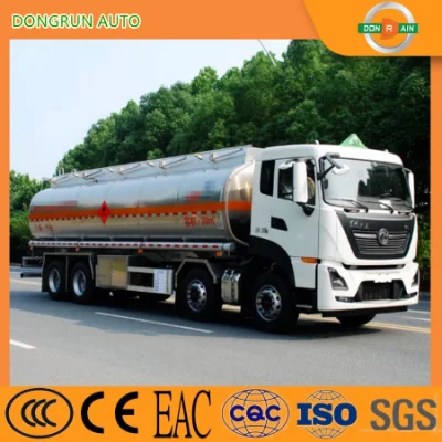  Factory Manufactured Dongfeng 8X4 4 Axle Fuel Oil Tanker Truck to Transport Gasoline, Diesel, Liquefied Petroleum, Natural Gas for Sale