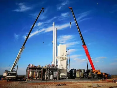  10 Mmscfd LNG Plant Natural Gas Processing Liquefaction Plant with Mrc Refrigeration System