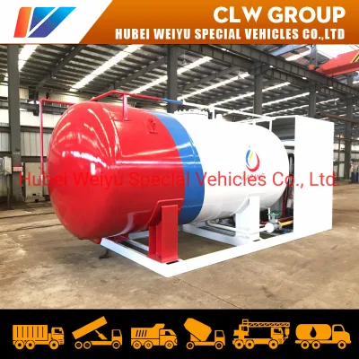 10000liters 5tons 5mt 5 Tons LPG Skid Mounted Station Auto Gas Filling Plant LPG Skid Station for Nigeria