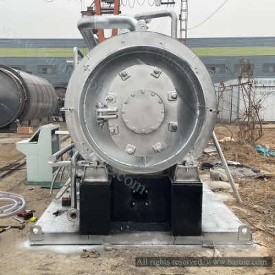  Automatic Discharging Process Skid Mounted Small Scale Pyrolysis Reactor Tyre Recycling Plant