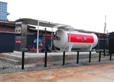 35 Cubic Meters 15tons 15mt 35m3 35000 Litres LPG Filling Station with Gas Dispenser