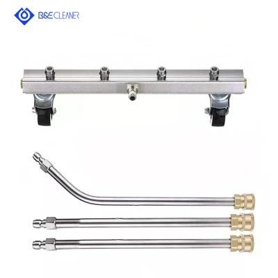 High-Pressure Car Washer Water Gun Accessories Cleaning Machine All-Copper Quick Connector Pressure Gauge Pressure Regulating