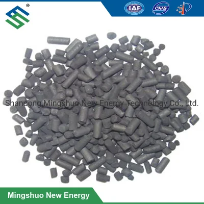  Cylindrical Extruded and Potassium Hydroxide Impregnated Pellets Active Carbon