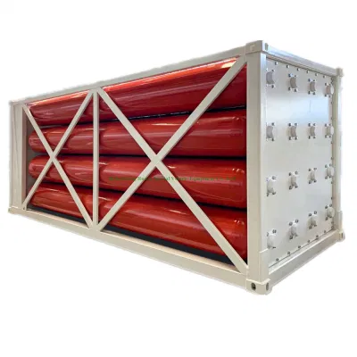 DOT ISO Certificated Skid Hydrogen Gas Cylinder Tubes Container