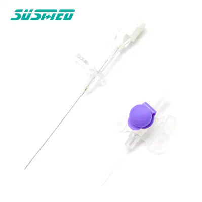  3 Port Dosing Butterfly Type Injection Port IV Cannula Safety Catheter