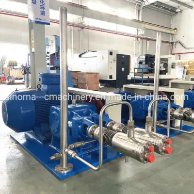  Liquid Oxygen Nitrogen Argon LNG Gas Cylinder Filling Station Vaporizer Pumps Skid Gas Pressure Regulating and Metering Station