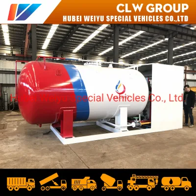 10000liters 5tons 5mt 5 Tons LPG Skid Mounted Station Auto Gas Filling Plant LPG Skid Station for Nigeria