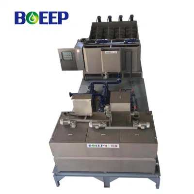  Skid Mounted Thickening and Dewatering Equipment for Mobile Sewage Treatment