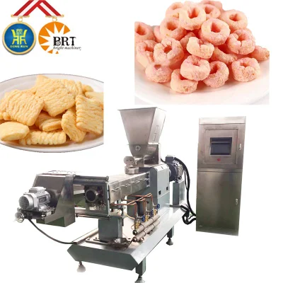  Full Automatic Snack Bulking Making Machine Extruder Industrial Twin Screw Food Plant Processing Line