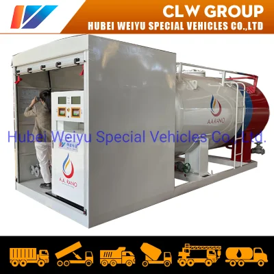  Skid-Mounted LPG Station Cylinder Bottling/Refilling Plant 5mt for Africa