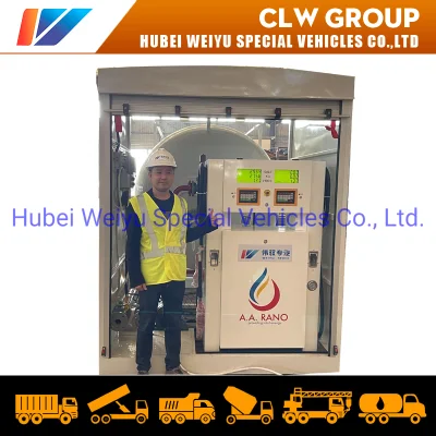 Skid-Mounted LPG Station Cylinder Bottling/Refilling Plant 5mt for Africa