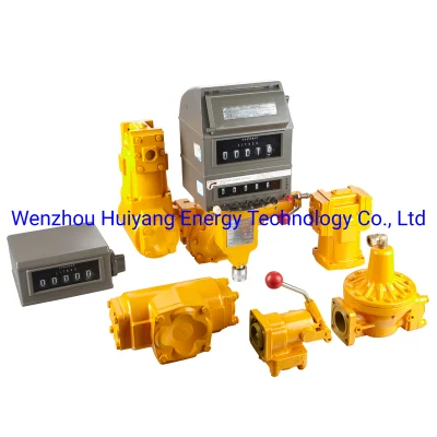 Mechanical Counter LC Positive Displacement Flow Meter for Gas Station