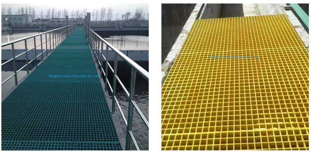 FRP Grating Walkway for Solar Roof Floor Grating Walkway Plastic FRP Grate
