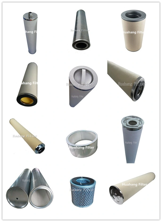 Glass fiber material natural gas filter element