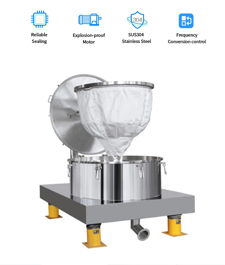 China Low Temperature Oil Ethanol Extraction Filter Centrifuge