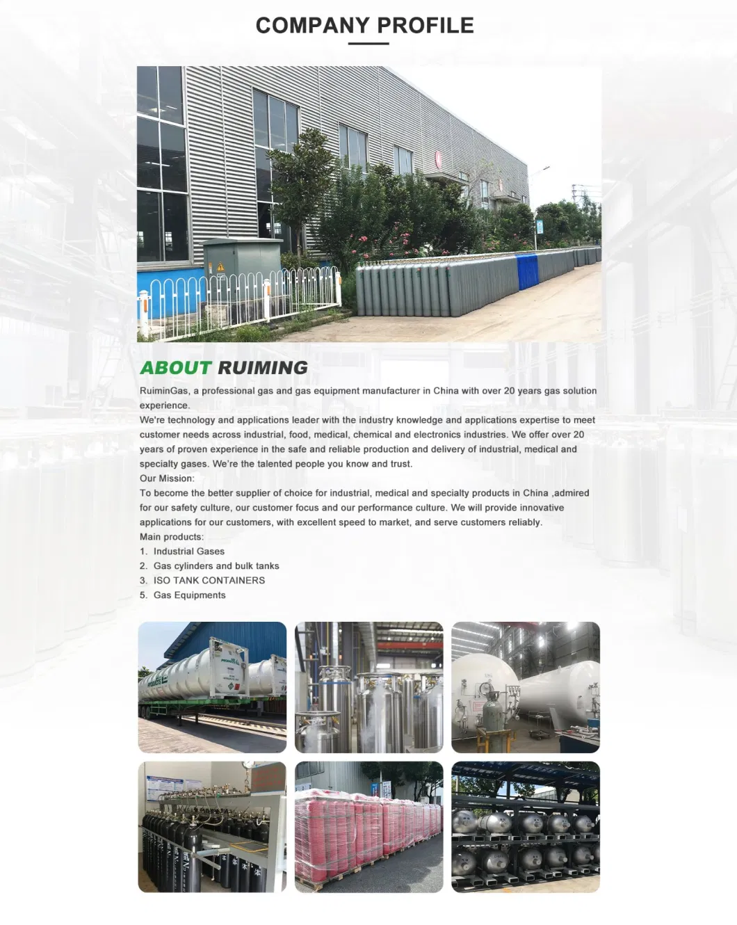 High Quality Ethylene Oxide and CO2 Mixture Gas for Sterilization