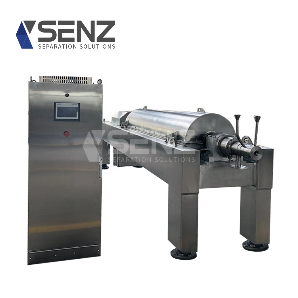 GMP Standard Industrial Fat Separator Surimi Soybean Oil 3 Phase Decanter Centrifuge