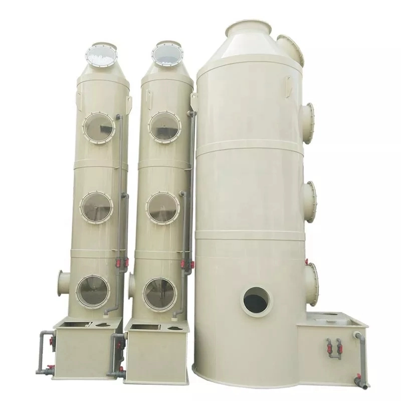 China Factory Direct Sales Industrial Desulfurization PP Acid Mist Spray Scrubber PP Polypropylene Equipment