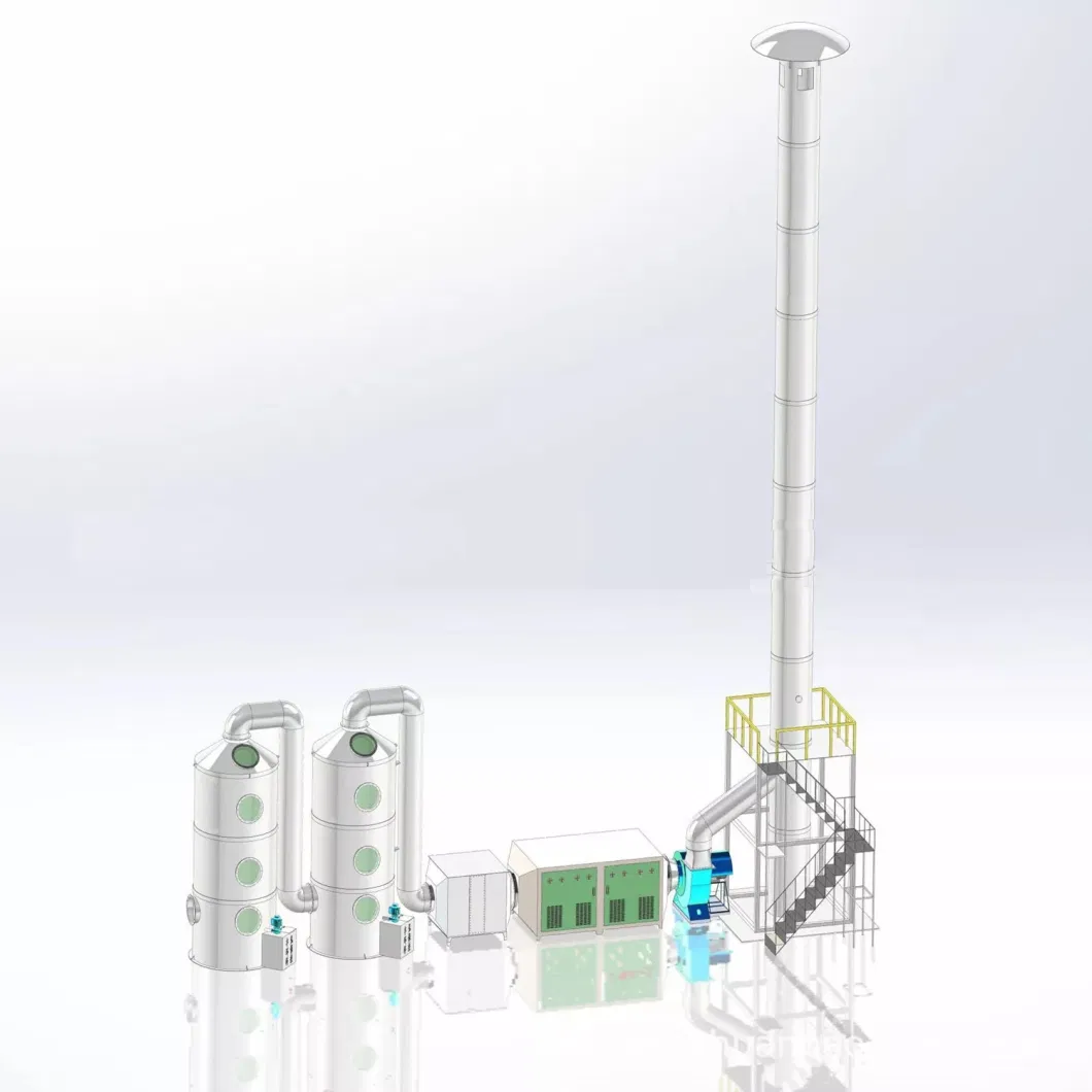 Ya Sheng Acid Mist Purification Tower Desulfurization Washing Tower Industrial Waste Gas Desulfurization Equipment