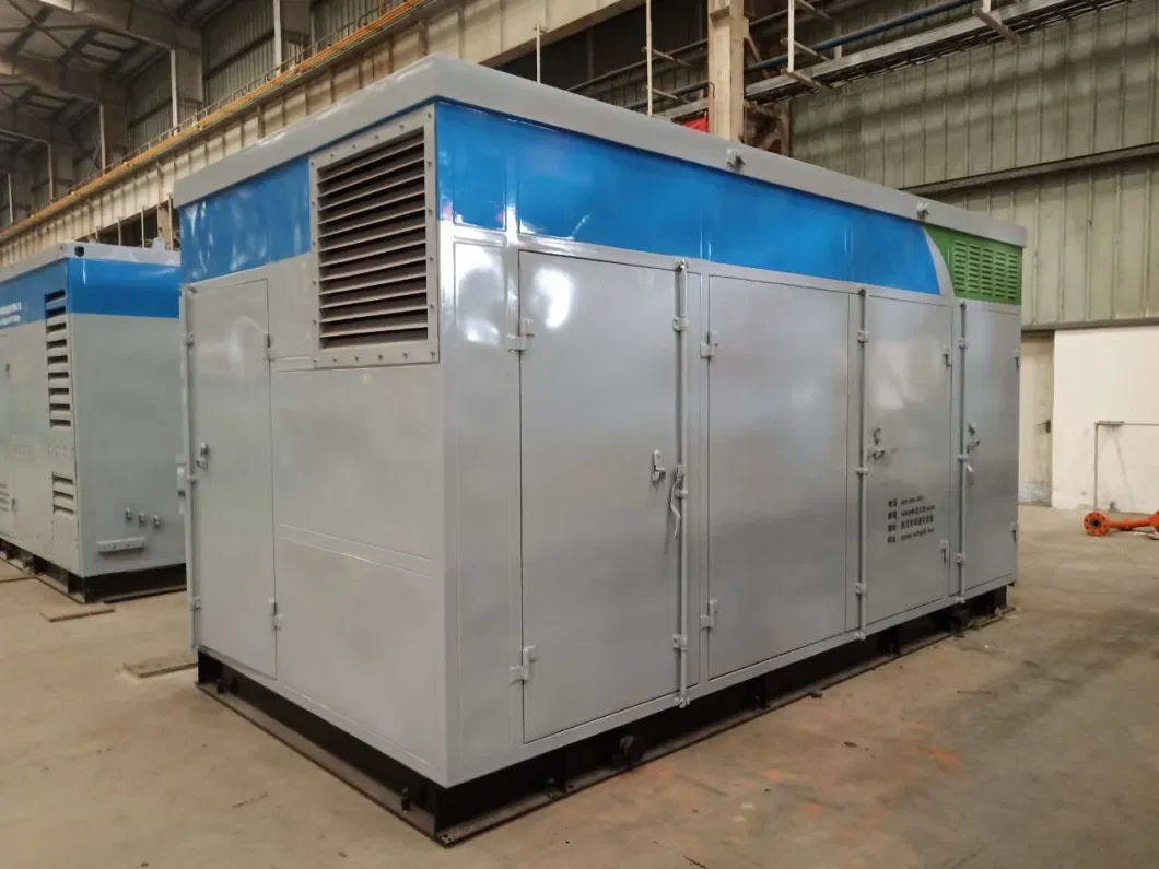 Germany Technology Low Pressure Air Compressor with Gas Liquid Mixed Transport for Natural Gas Wellhead