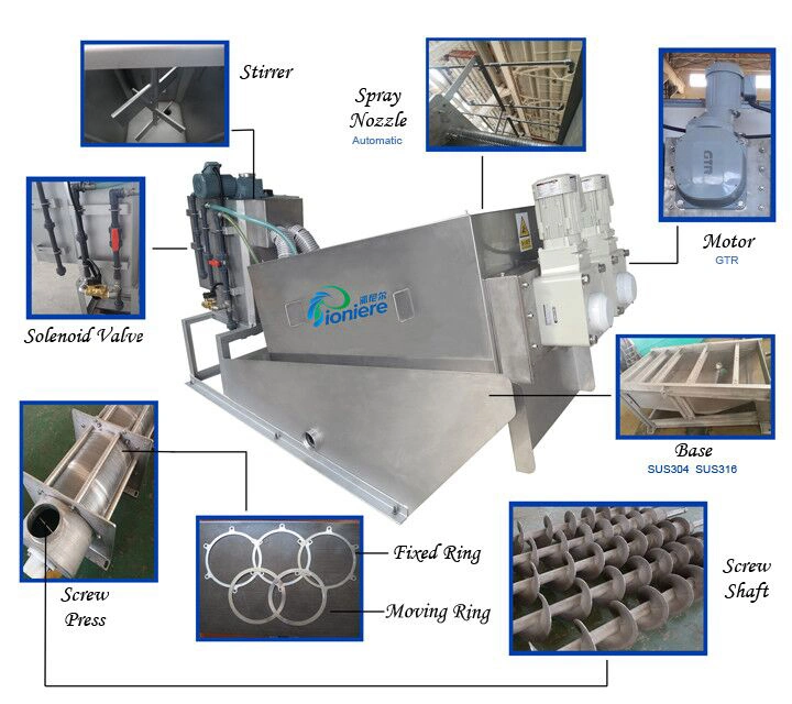 Auto-Polymer Dosing Equipment for Milk Production Wastewater Sludge Treatment System