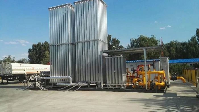 Skid-Mounted LNG Regasification Regulating Metering Station for Natural Gas Power Generator