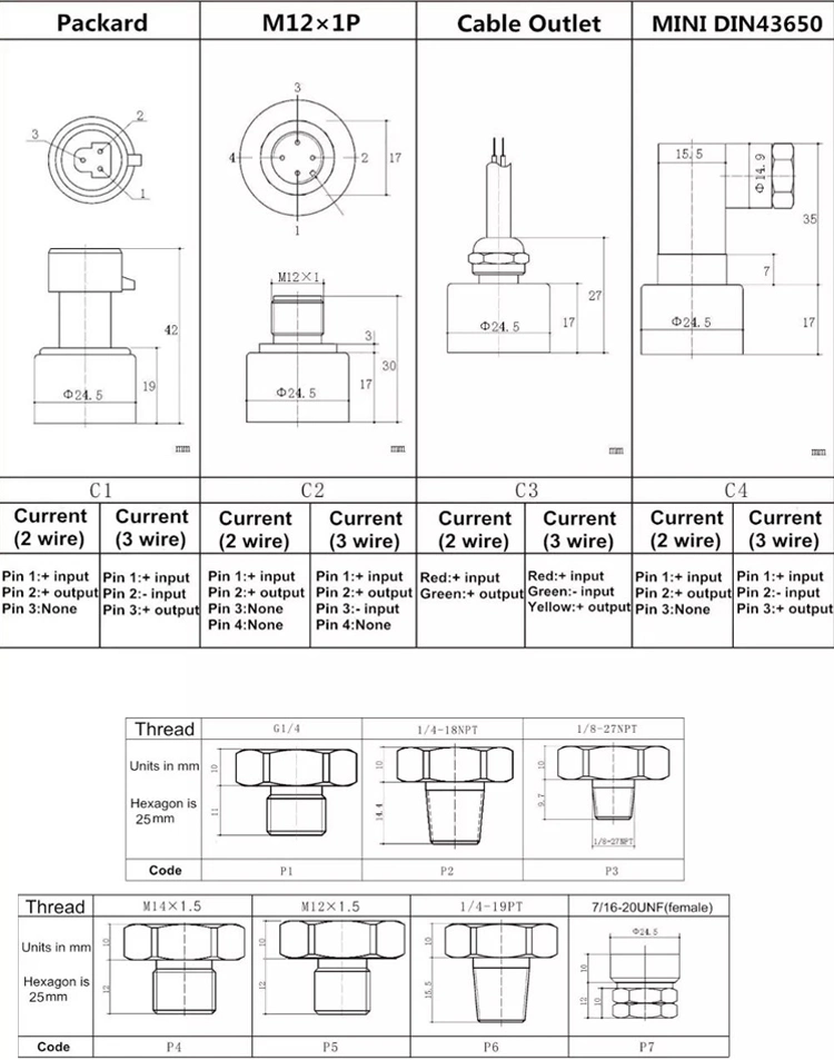 Oil Pressure Sensor for Smart Driking Water and Nature Gas Controlling System