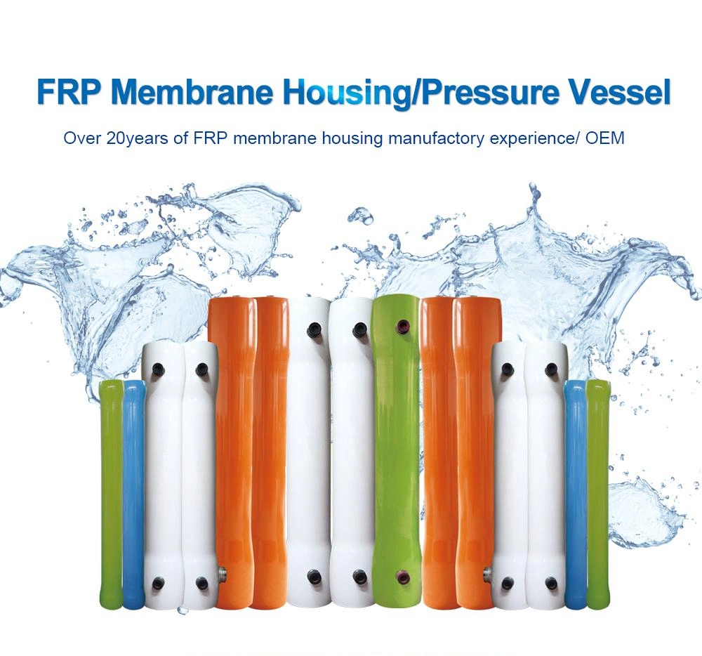 4040 2521 2540 Membrane Container 300psi 1000psi High Pressure FRP Membrane Housing / FRP RO Pressure Vessel