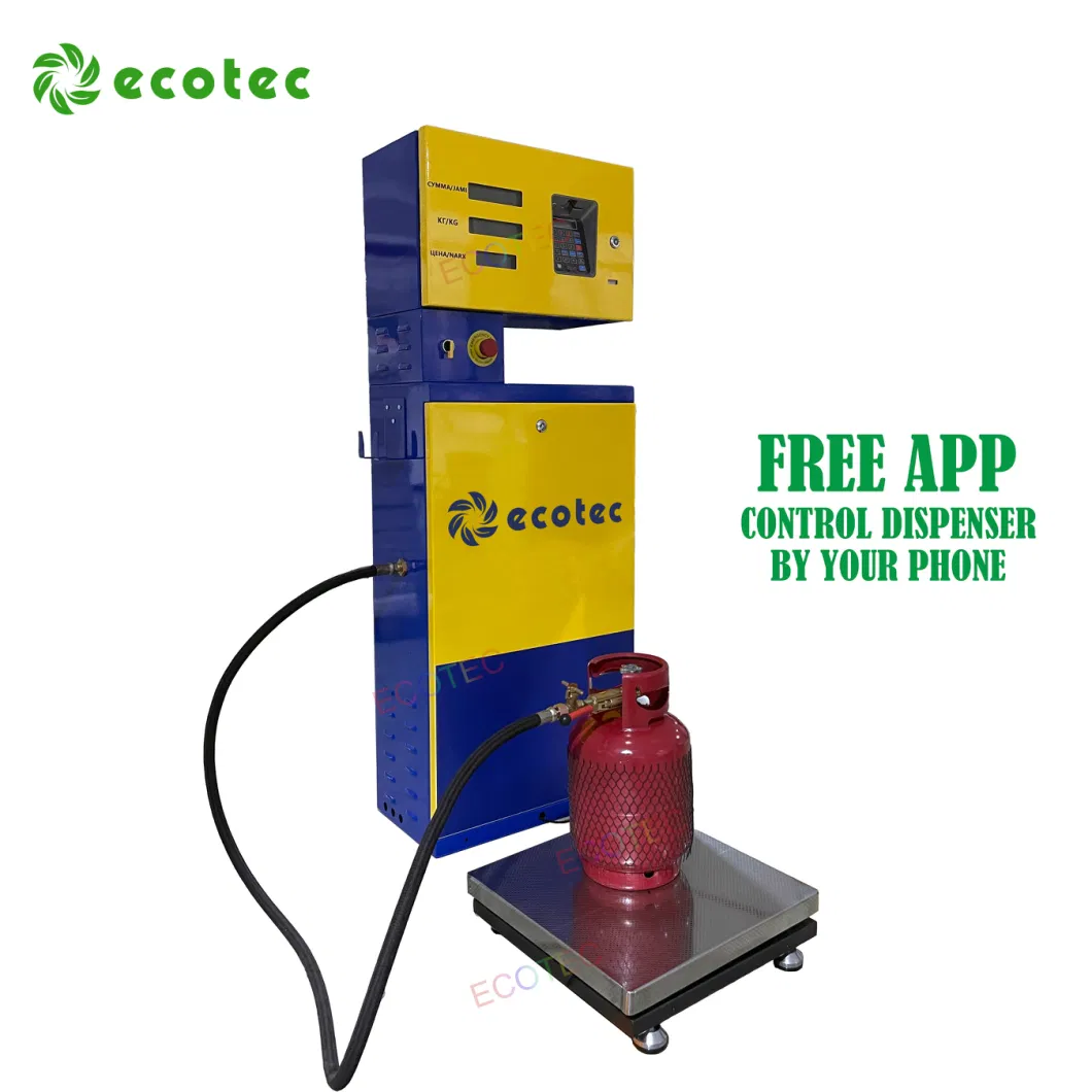 Ecotec LPG Station Dispenser LPG Filling Scale with APP Fuction