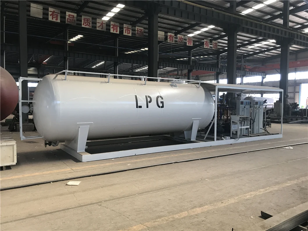 5tons LPG Mounted Station Mobile LPG Gas Filling Station Plant for Nigeria