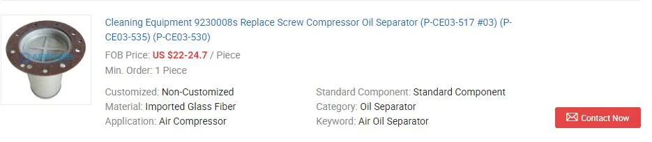 Air-Compressor Parts 92014025 Replace Oil and Gas Separator (dB2134) (SH8705)