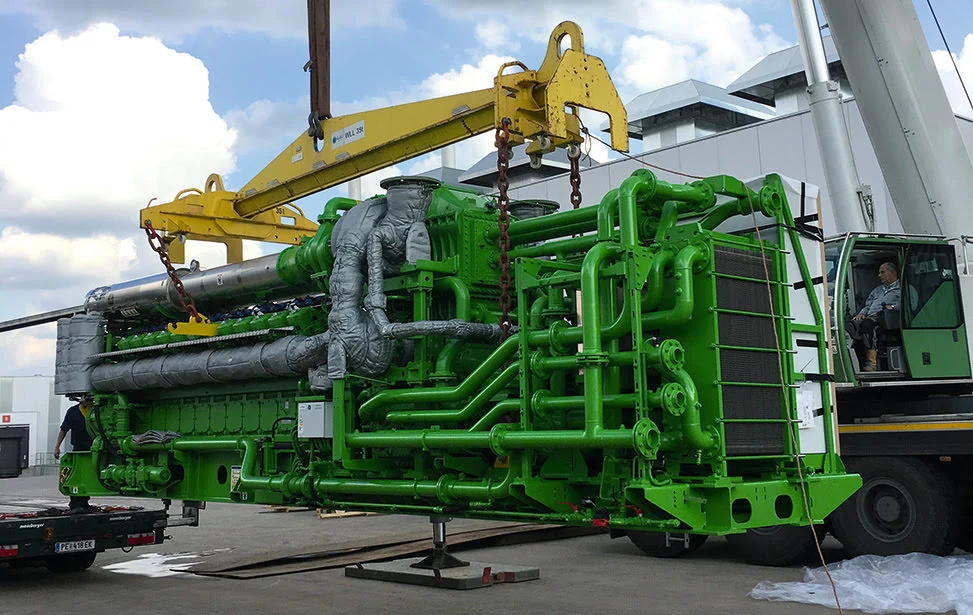 Tbg 620 V16K Deutz Mwm 1.17MW Gas Generator Used 3 Units Installed
