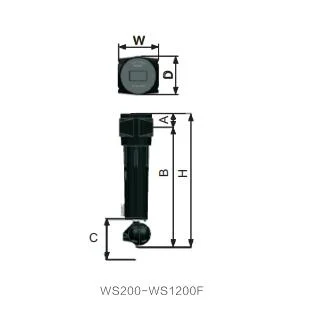 Oil Water Separator Gas Separator for Air Compressor Fuel Water Separator