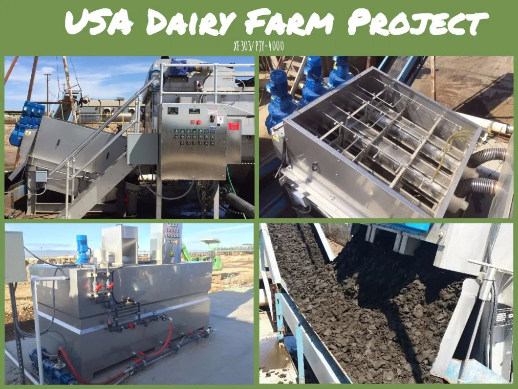 Auto-Polymer Dosing Equipment for Milk Production Wastewater Sludge Treatment System